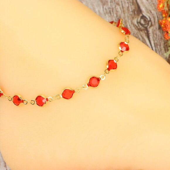 "Dainty Anklet for Women – Elegant Everyday Jewelry & Perfect Gift | MLCRC1490 - Picture 4 of 10